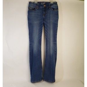 Wrangler Premium Patch Boot Cut Stretch Jeans 32WX34L Mid Rise